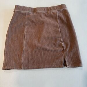 Abercrombie Kids Corduroy Skirt Girls Size 11/12 Tan